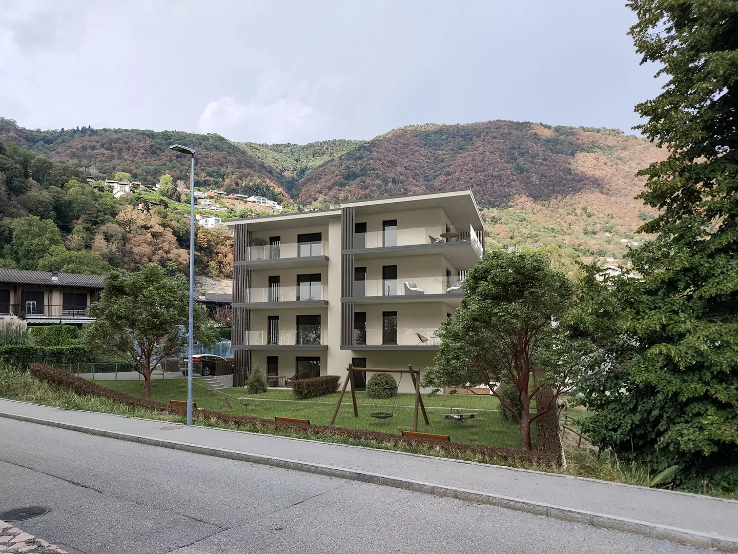 MODERNO ATTICO 3.5 LOCALI CON ROOF TOP A VACALLO - Foto 6 di 7