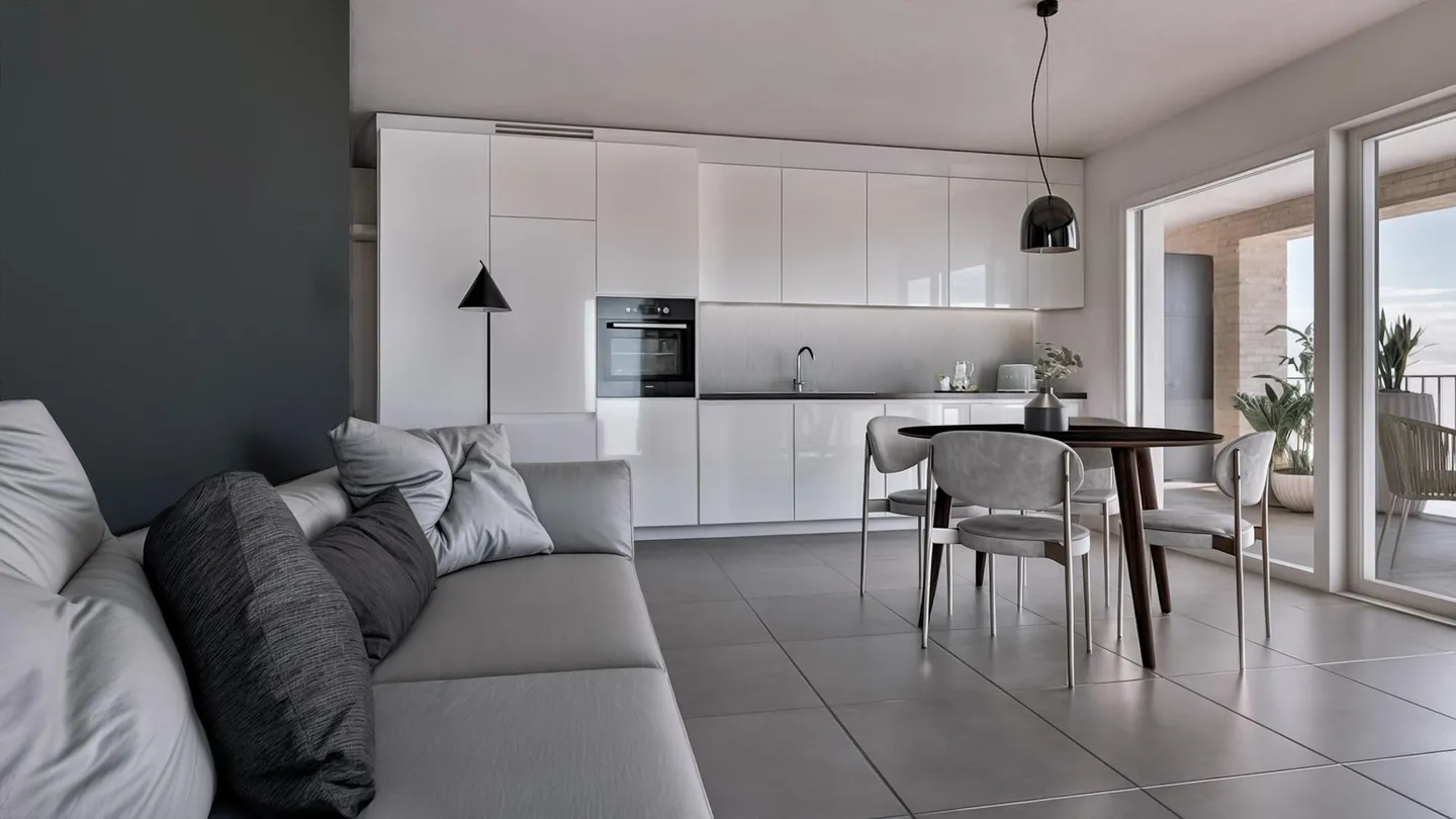 NUOVI APPARTAMENTI MODERNI 2.5 LOCALI AD AGNO - Foto 2 di 5