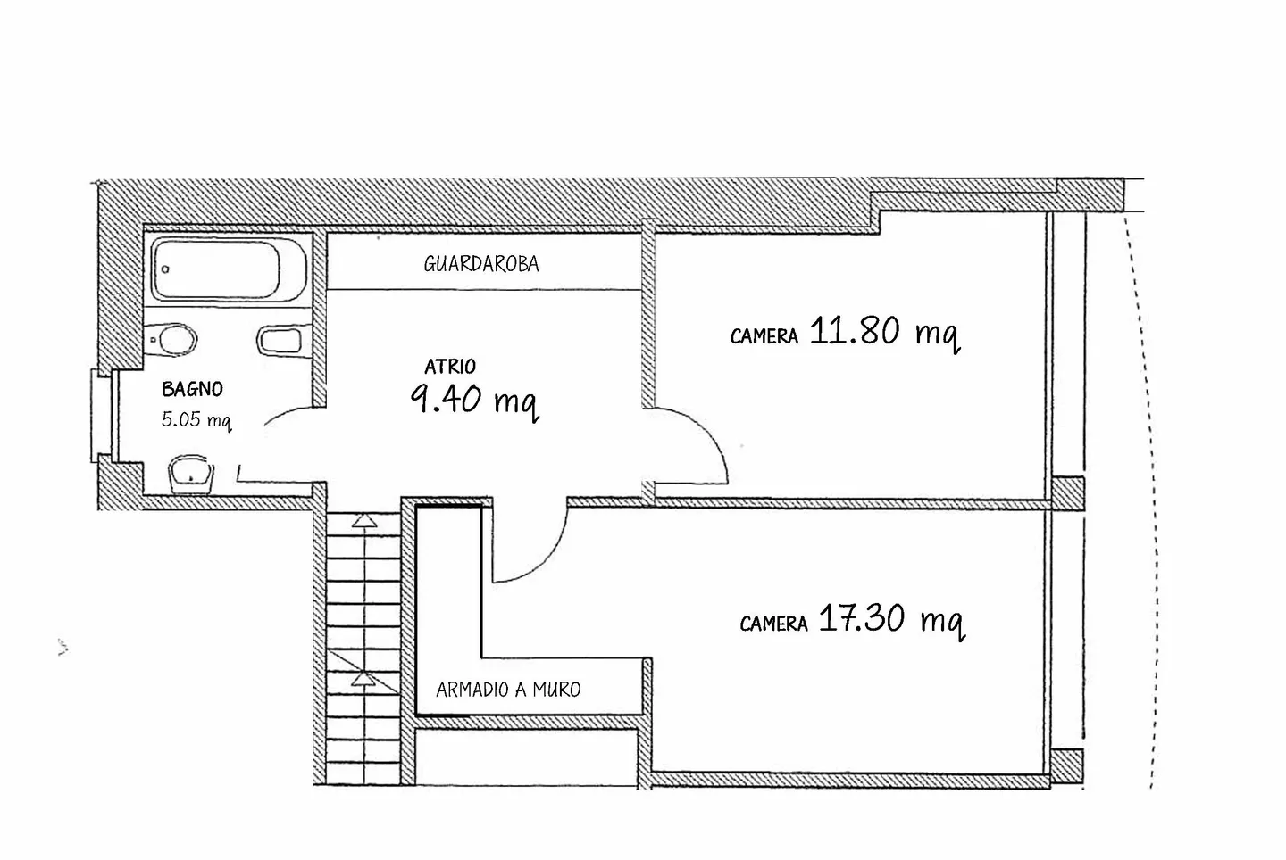 SPAZIOSO DUPLEX 3.5 LOCALI CON GIARDINO PRIVATO AD AGNO - Foto 11 di 11