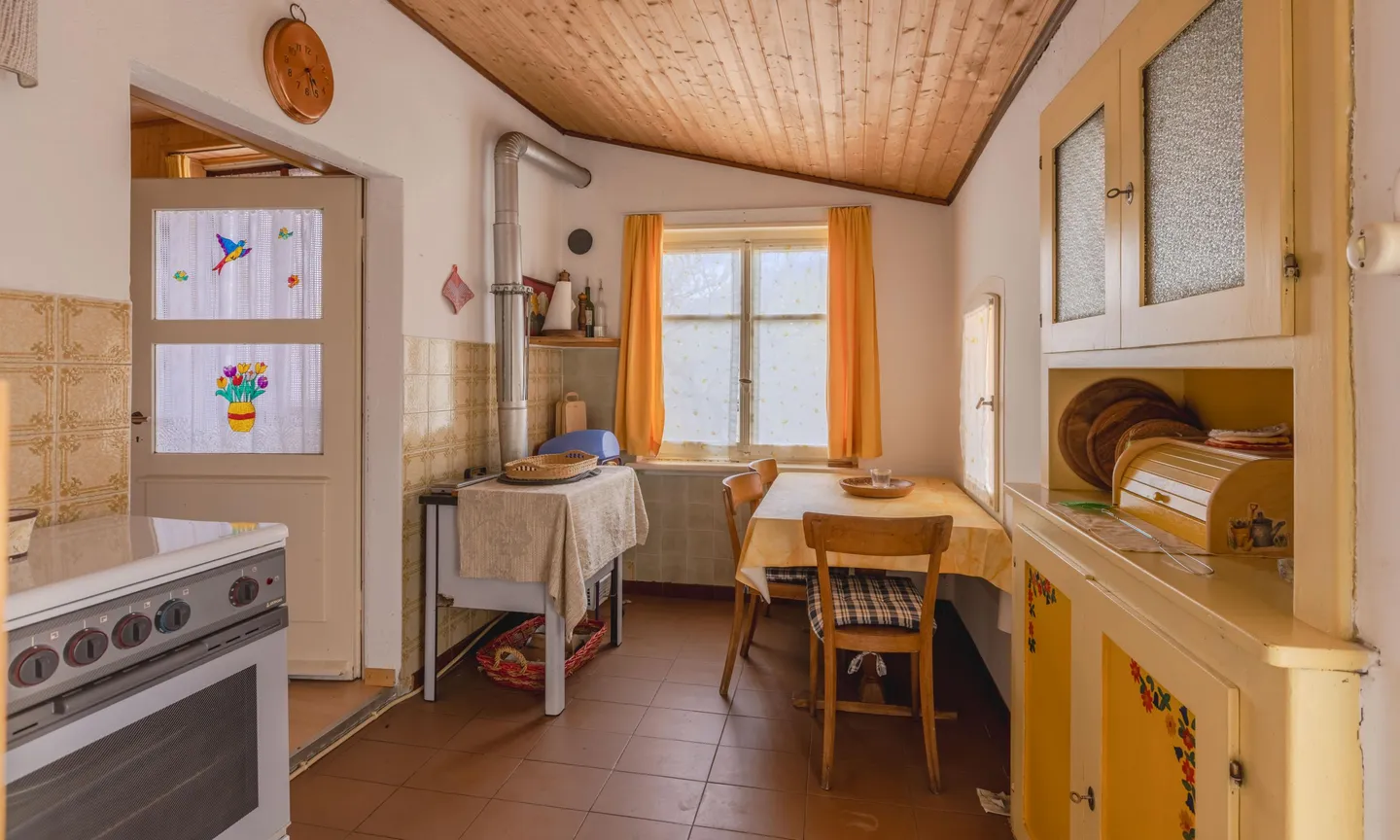 ZWEITWOHNUNG - 2 BAUERNHÄUSER MIT EINZIGARTIGEM BLICK IN ARBEDO - Foto 7 von 9