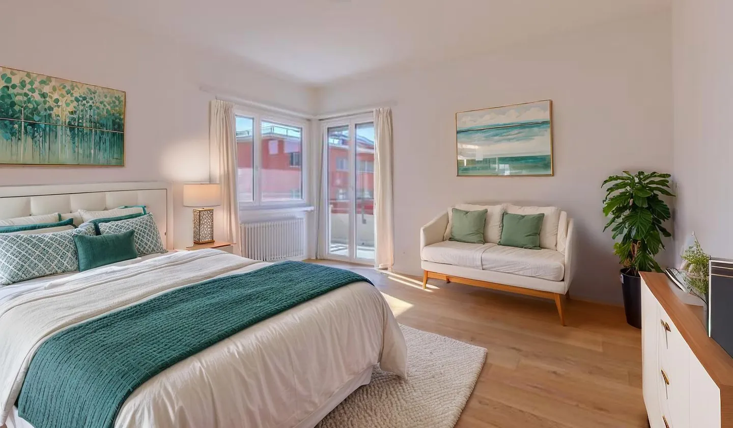 APPARTEMENT LUMINEUX 3.5 PIÈCES AVEC TERRASSE À LUGANO - Photo 5 sur 10