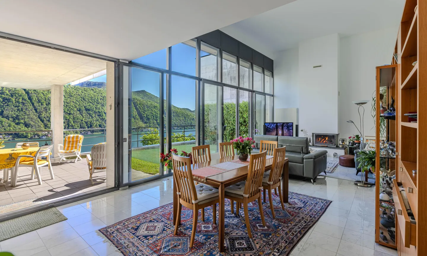 MODERNE VILLA MIT 5.5 ZIMMERN UND SEEBLICK IN VICO MORCOTE - Foto 4 von 9