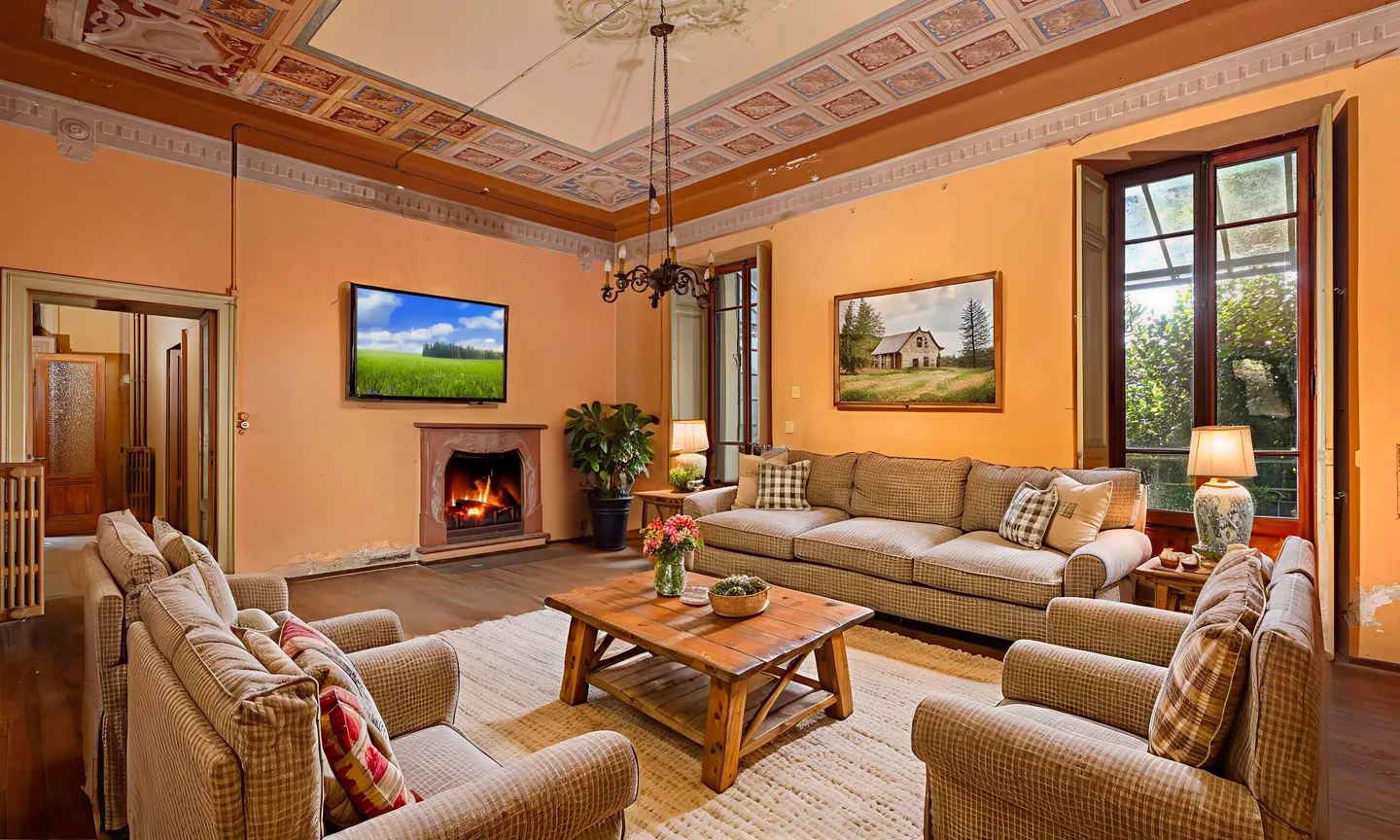 VILLA LIBERTY DEL 1911 CON TERRENO EDIFICABILE A TESSERETE - Foto 1 di 13