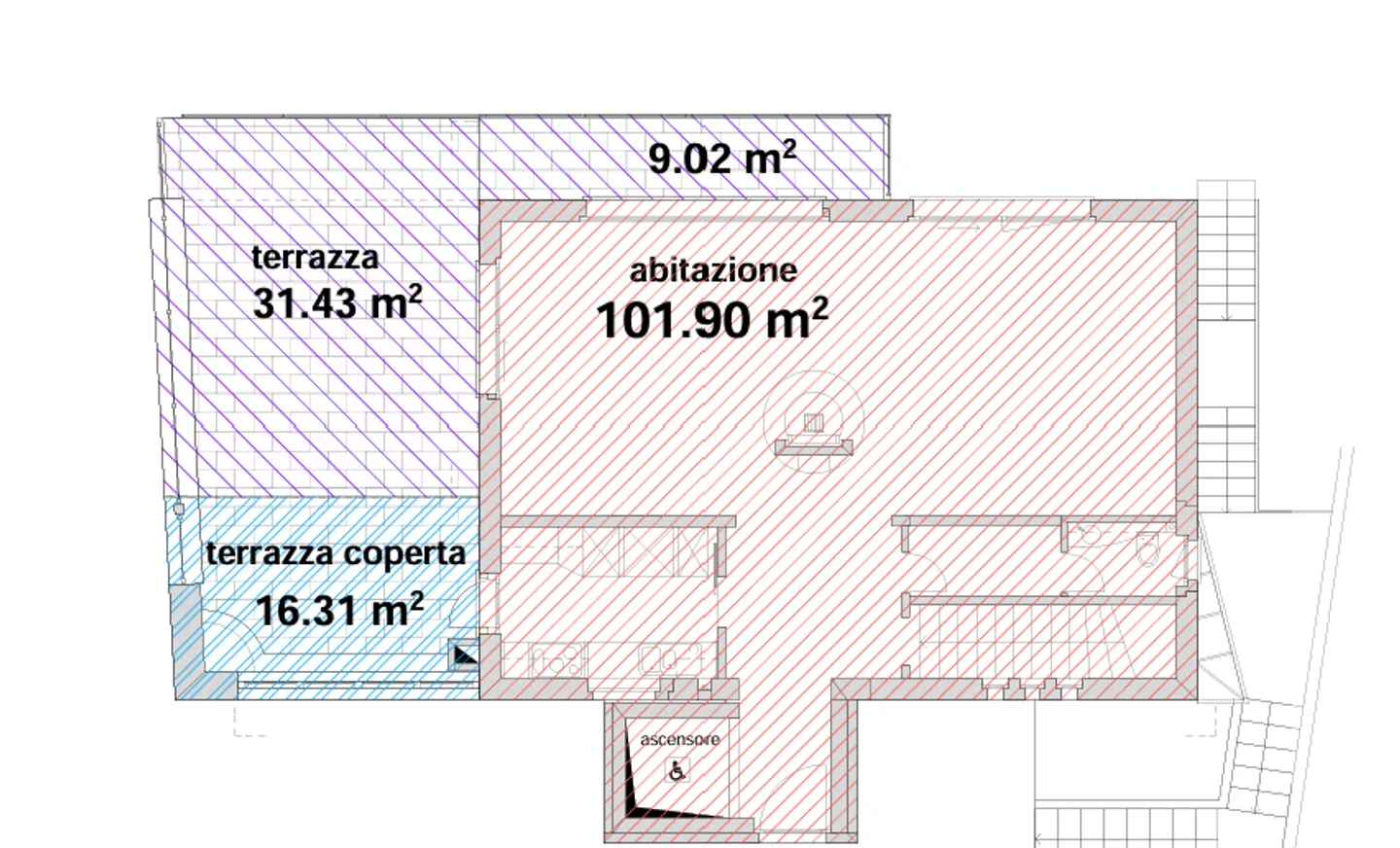 VILLA 5.5 LOCALI CON PISCINA E VISTA MOZZAFIATO A MUZZANO - Foto 10 di 12