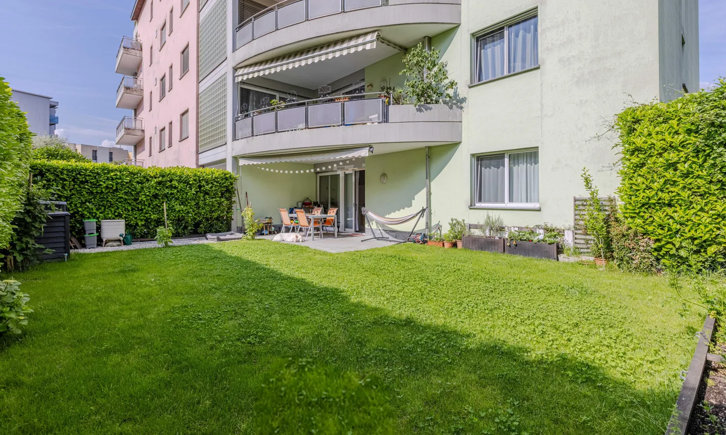 MODERNO 3.5 LOCALI CON SPLENDIDO GIARDINO A PREGASSONA - Foto 2 di 10