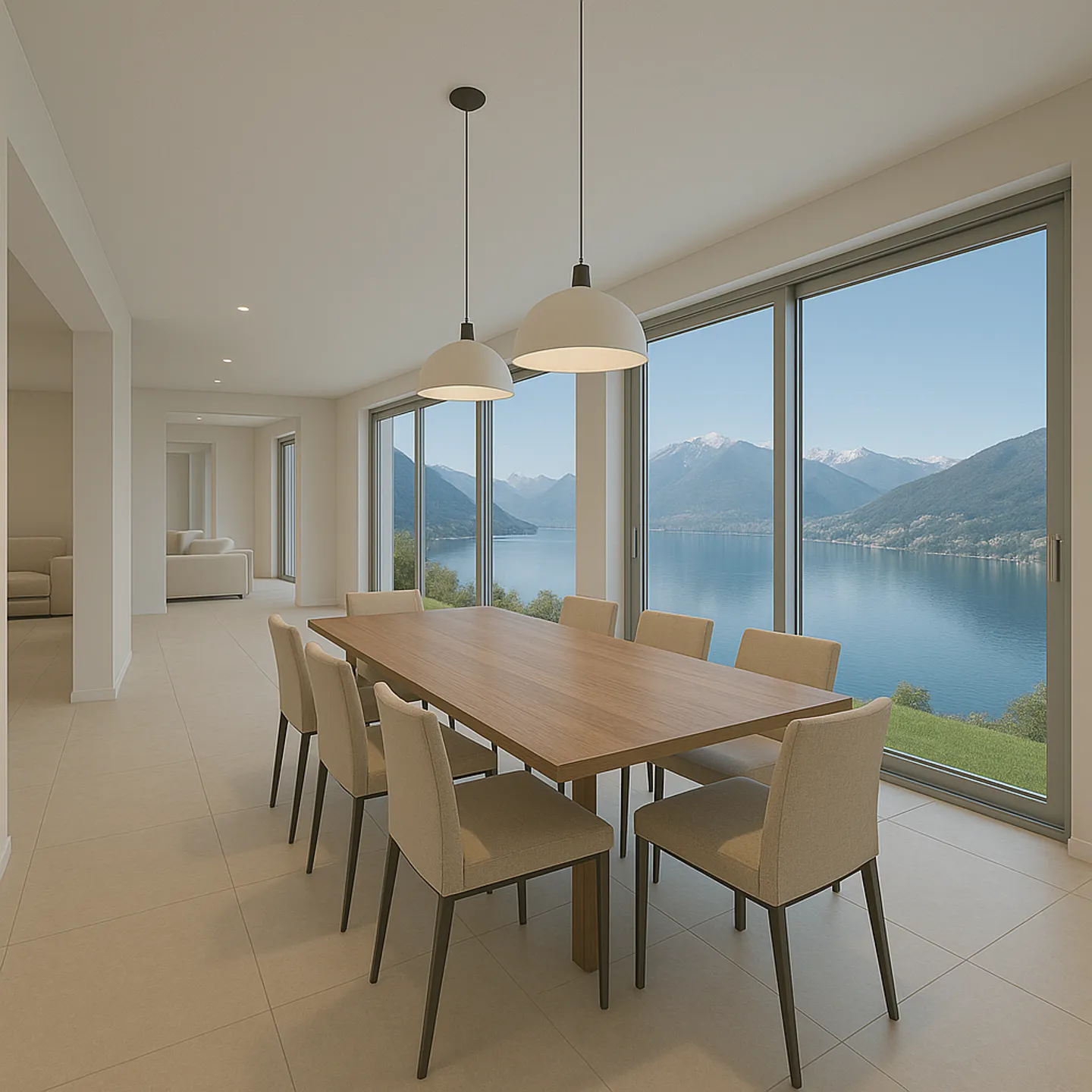 ESCLUSIVA VILLA VISTA LAGO DI 6.5 LOCALI A PUGERNA - Foto 2 di 12