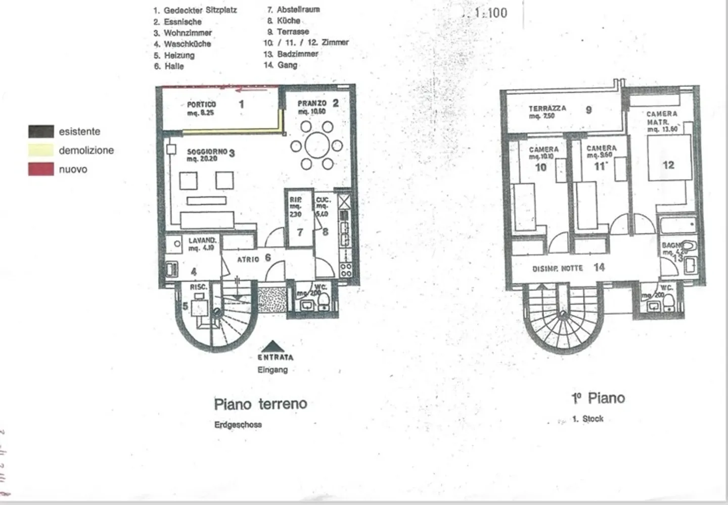 CASA A SCHIERA DI 4.5 LOCALI CON GIARDINO A PONTE CAPRIASCA - Foto 13 di 13