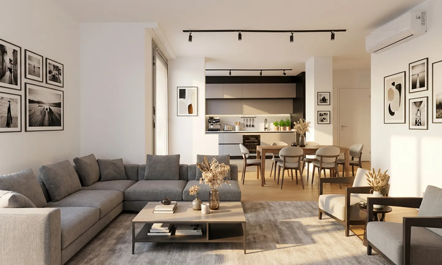 RENOVATED APARTMENT 3.5 ROOMS WITH 3 TERRACES IN CASSARATE - Photo 1 of 11