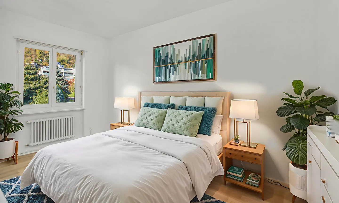 MIETE ZUM KAUF - BEQUEME UND HELLER 4.5 ZIMMER RENOVIERT IN AGNO - Foto 7 von 11