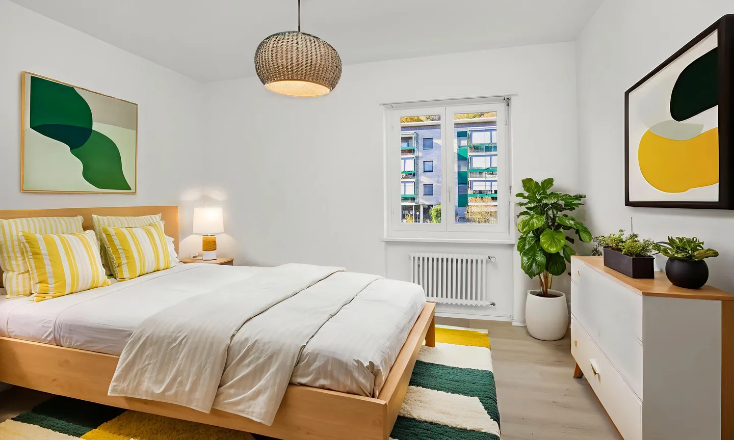 MIETE ZUM KAUF - BEQUEME UND HELLER 4.5 ZIMMER RENOVIERT IN AGNO - Foto 8 von 11