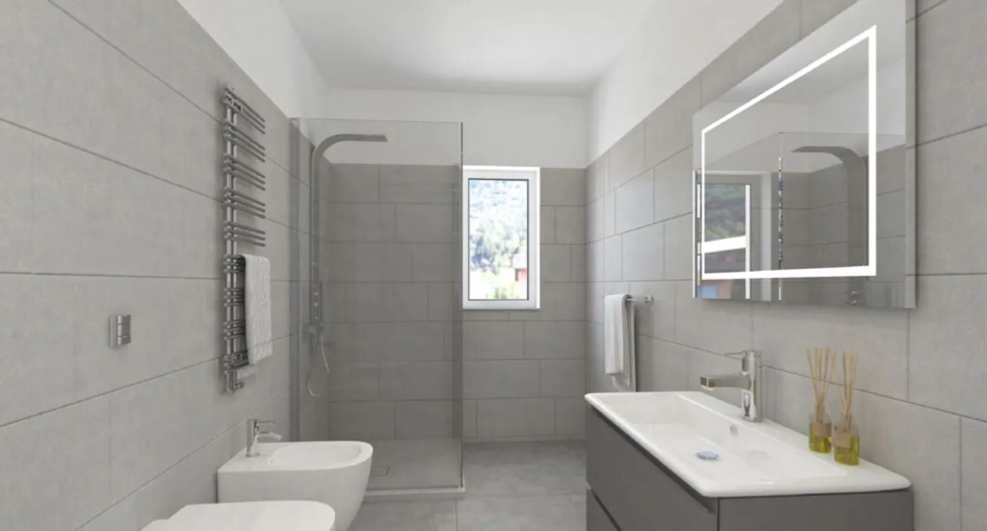 NOUVEAU 4.5 PIÈCES AVEC BALCON ET VUE DÉGAGÉE À BELLINZONA - Photo 9 sur 10