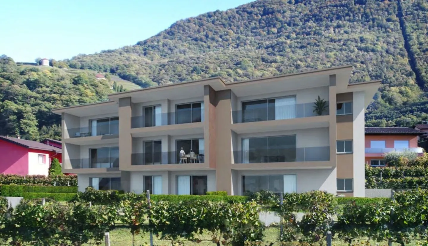NOUVEAU 4.5 PIÈCES AVEC BALCON ET VUE DÉGAGÉE À BELLINZONA - Photo 1 sur 10