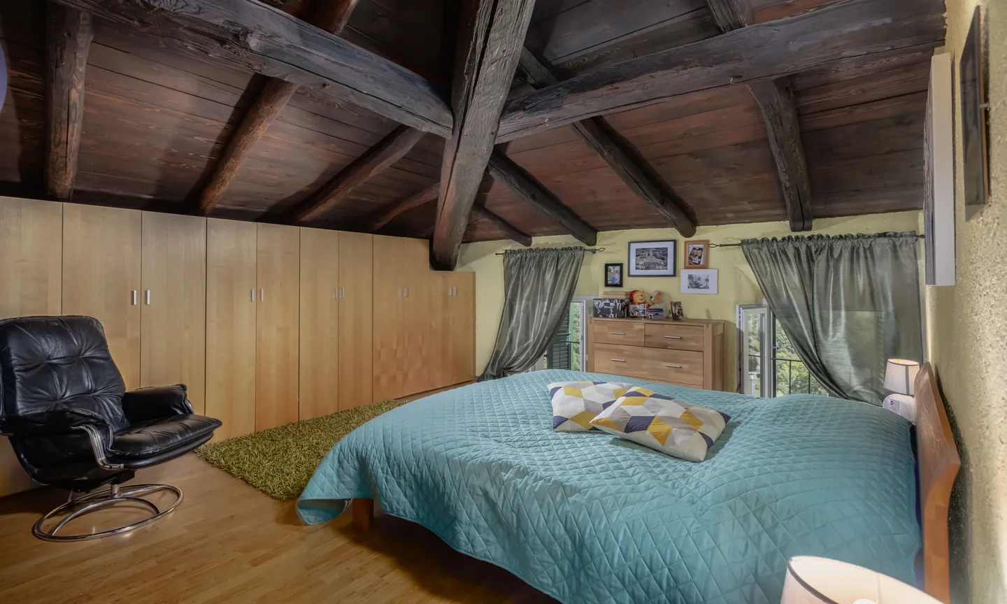 Furnished Three-Room Apartment with Panoramic View in Lugaggia - Photo 5 of 9
