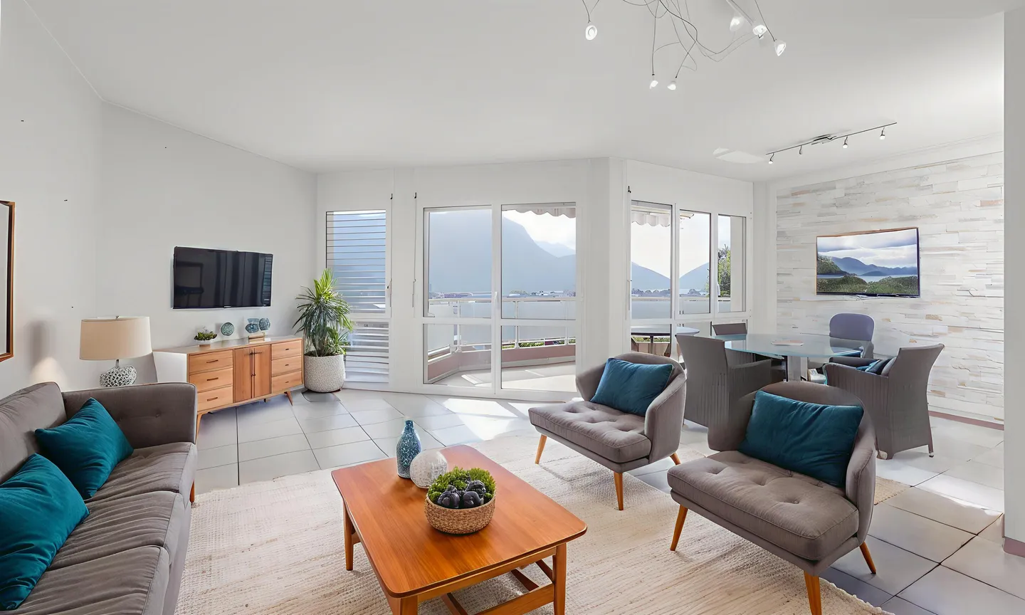 GELEGENHEIT - 4.5-ZIMMER-WOHNUNG MIT SEEBLICK IN LUGANO - Foto 1 von 9