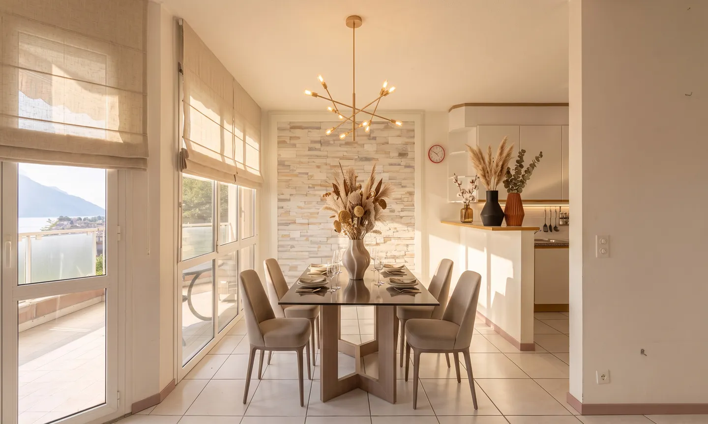 SPACIOUS 4.5 LAKE VIEW WITH TERRACE IN CENTRAL LUGANO - Photo 3 of 9