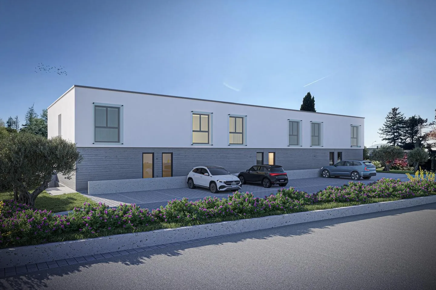 VILLETTE A SCHIERA 4.5 LOCALI IN COSTRUZIONE A COLDRERIO - Foto 3 di 8