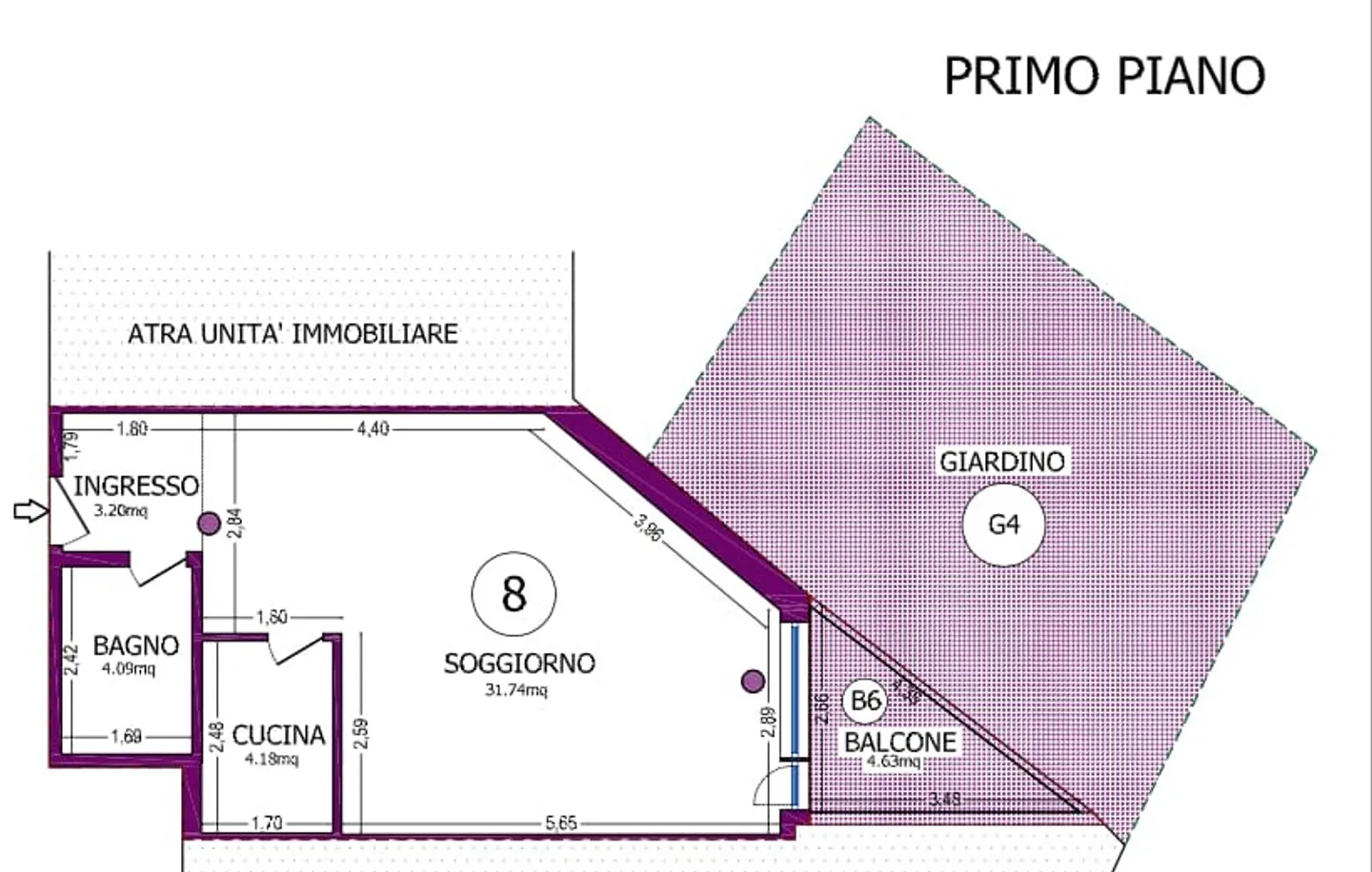 STUDIO MEUBLÉ AVEC BALCON DANS UN SECTEUR BIEN SERVI À CANOBBIO - Photo 10 sur 10