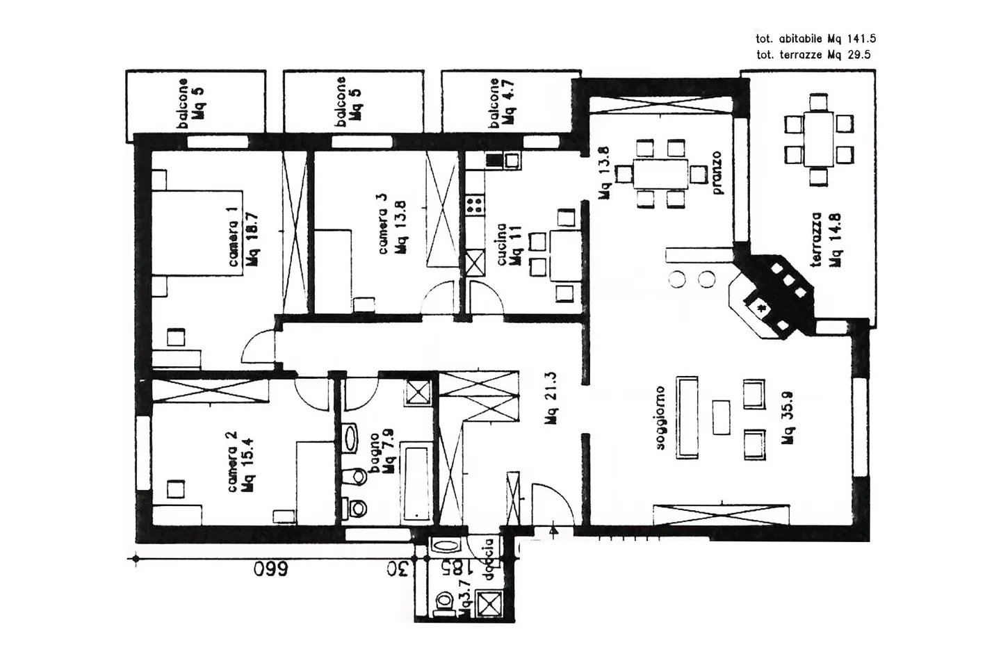 ATTICO SPACIEUX 4.5 PIÈCES AVEC TERRASSE À PONTE CAPRIASCA - Photo 10 sur 10