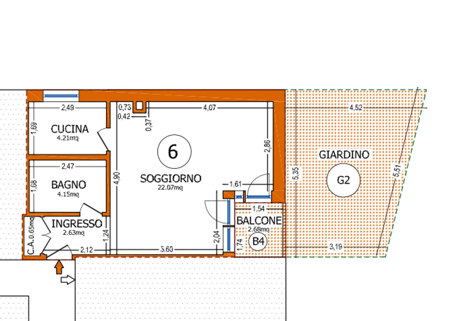 FOR RENT STUDIO APARTMENT WITH GARDEN IN CORNAREDO AREA IN LUGANO - Photo 10 of 10