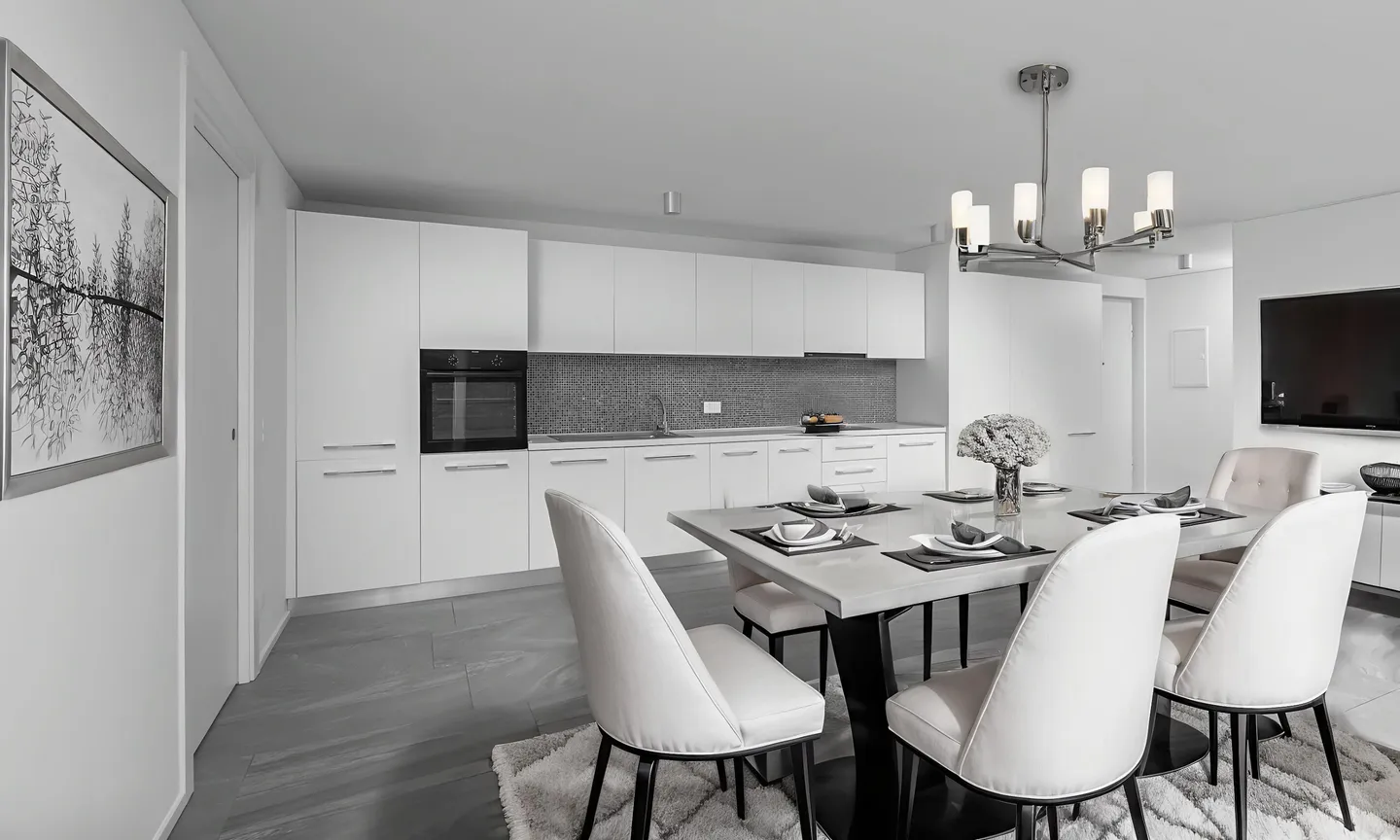 MODERNES WOHNUNG 3.5 ZIMMER MIT GARAGE IN CADRO - Foto 2 von 9