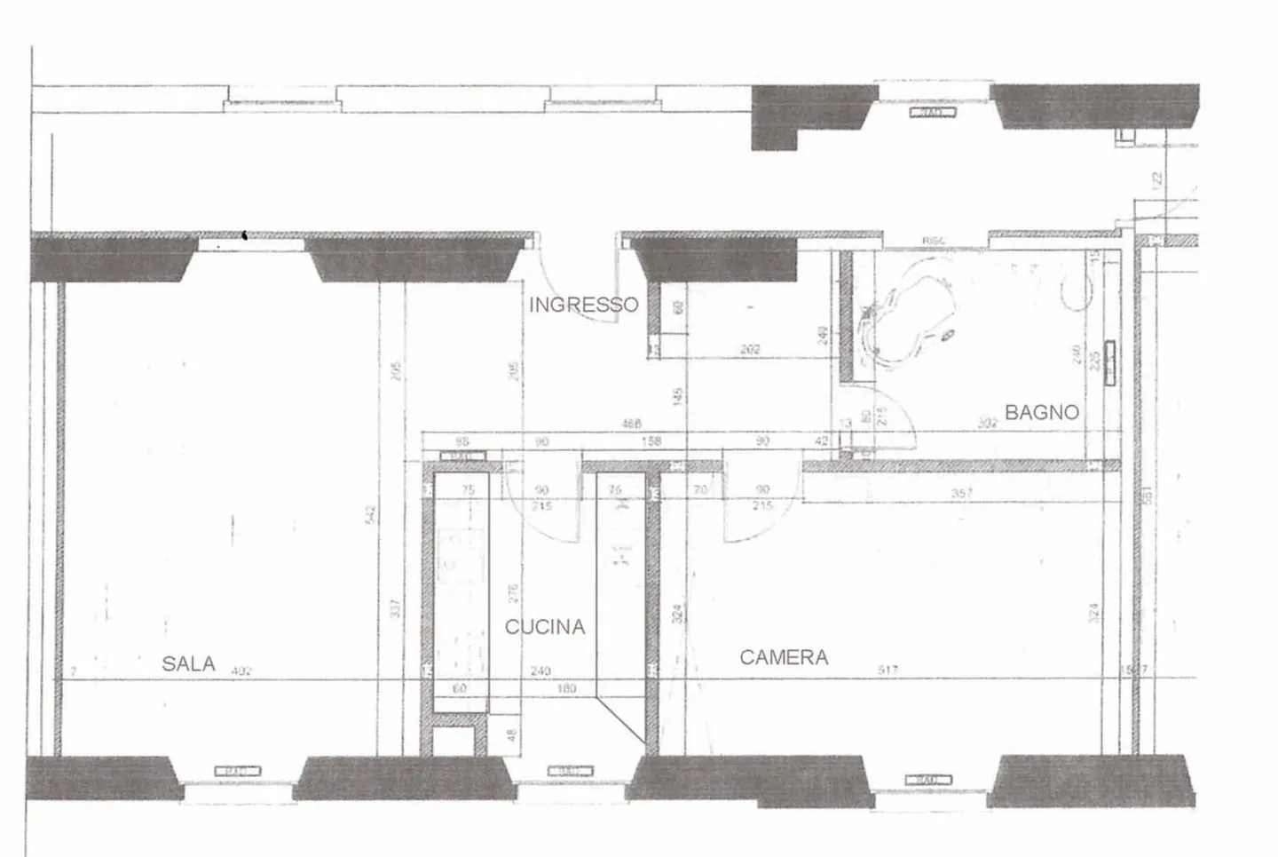 GERÄUMIGE 2.5 ZIMMER IN EINER PRESTIGETRÄCHTIGEN WOHNANLAGE IN MAROGGIA - Foto 10 von 10