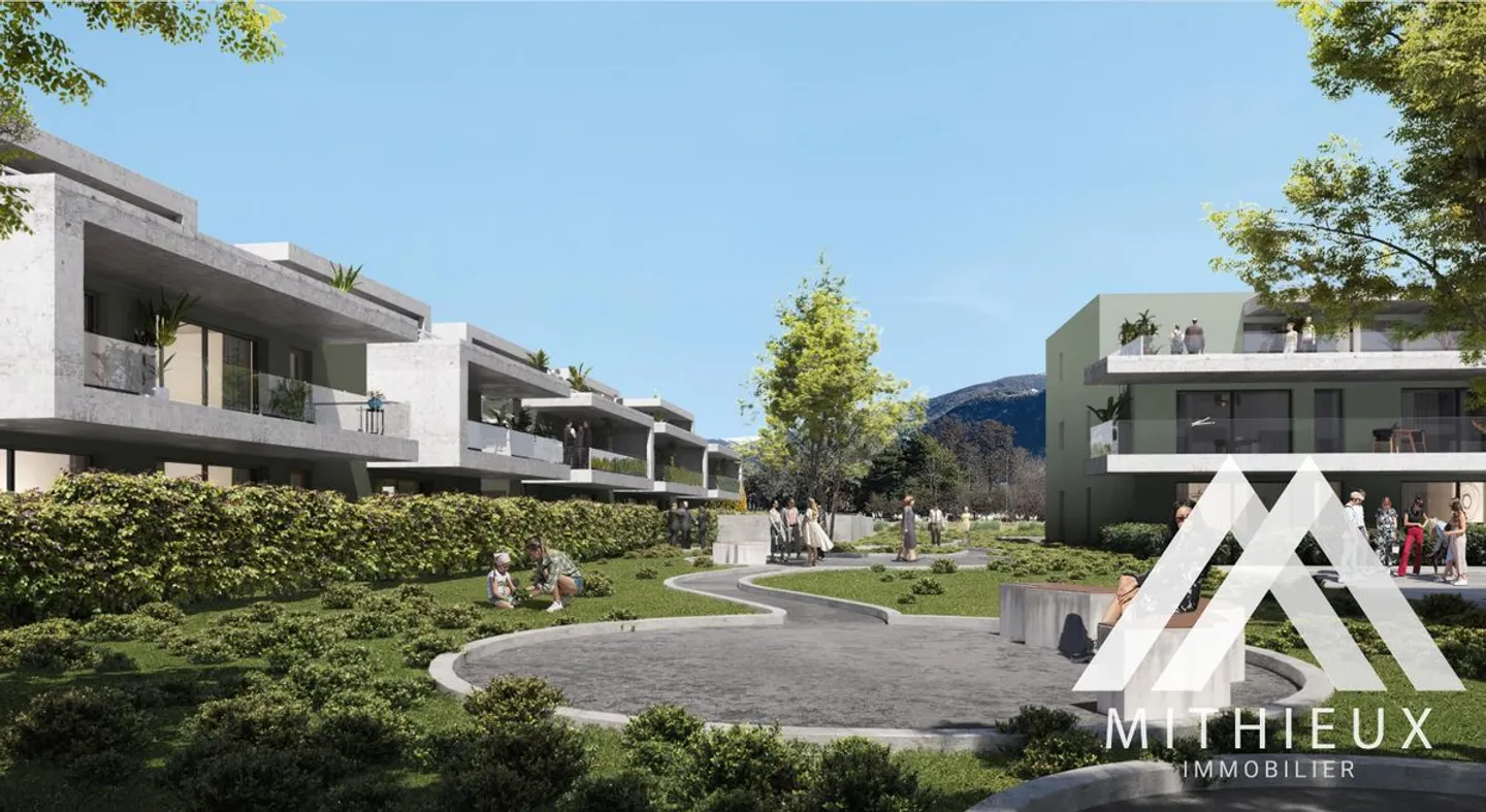 APPARTEMENT NEUF DE 2.5 PCES, 61 M2 - UVRIER (LIVRAISON FIN JUIN 2026) - Photo 2 sur 13