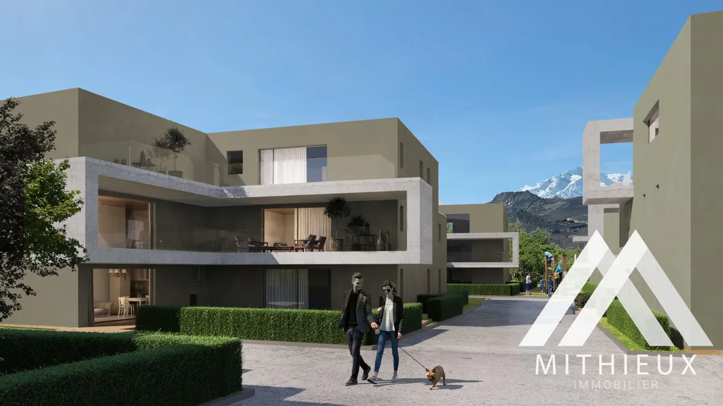 APPARTEMENT NEUF DE 2.5 PCES, 61 M2 - UVRIER (LIVRAISON FIN JUIN 2026) - Photo 9 sur 13