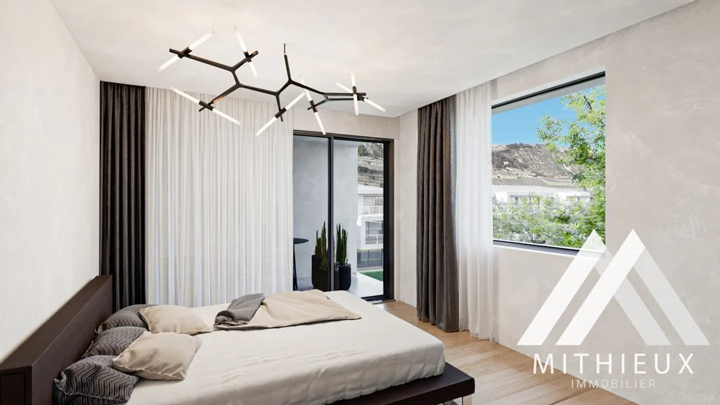 APPARTEMENT NEUF DE 2.5 PCES, 64 M2 - UVRIER (LIVRAISON FIN JUIN 2026) - Photo 11 sur 13
