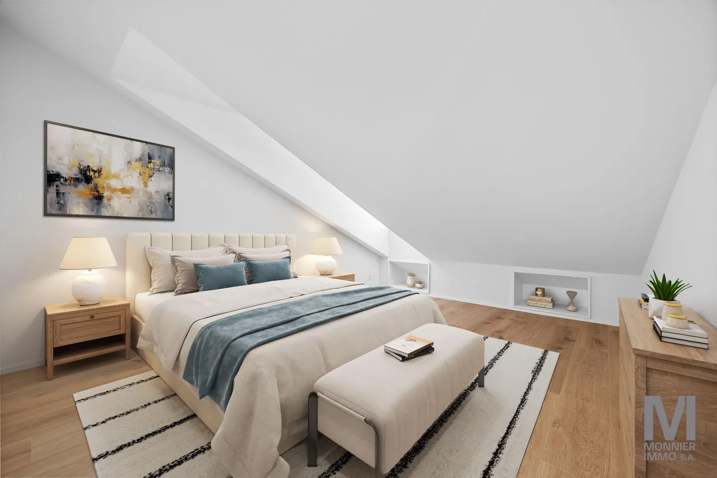 3,5-Zimmer-Penthouse-Wohnung vollständig renoviert - Foto 4 von 13