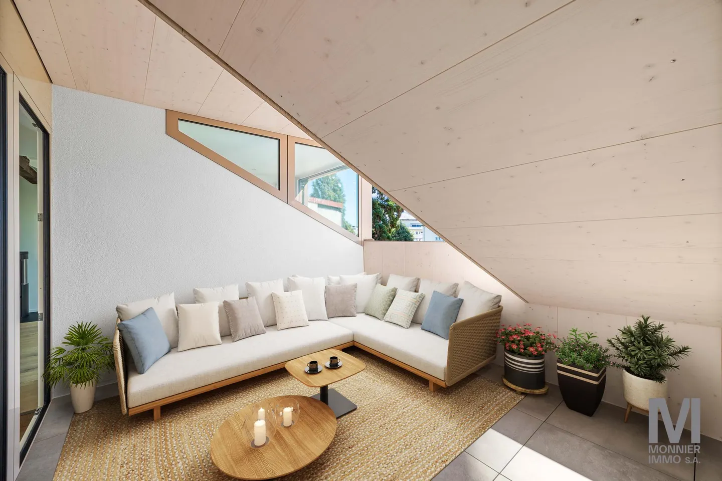 3,5-Zimmer-Penthouse-Wohnung vollständig renoviert - Foto 12 von 13