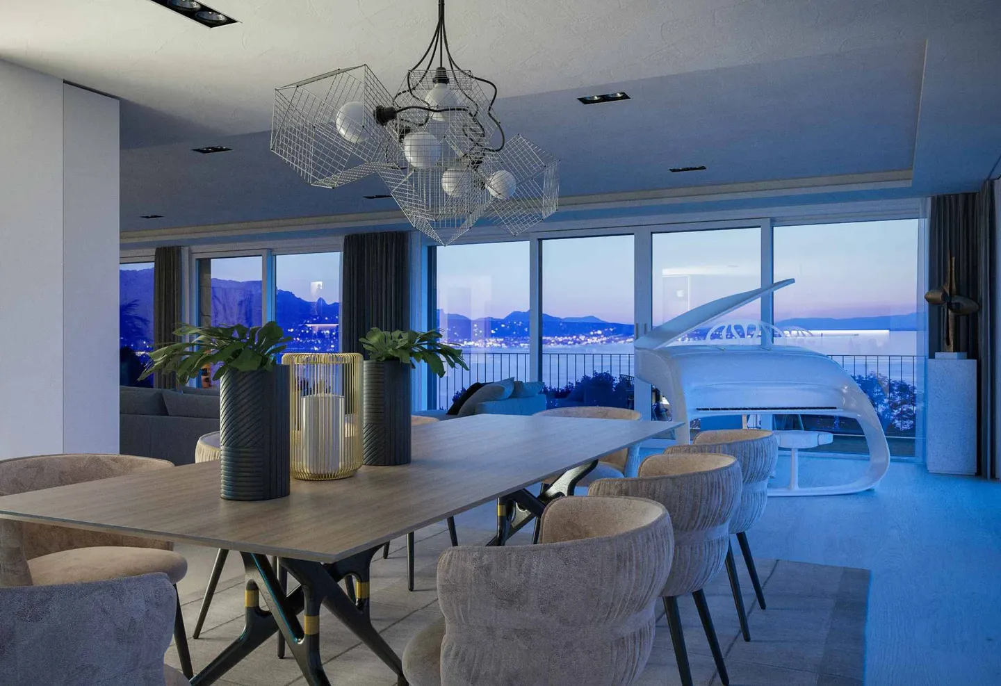 Somptueux appartement neuf en attique de 5.5 pièces avec piscine privative à vendre à Chexbres - Photo 8 sur 12