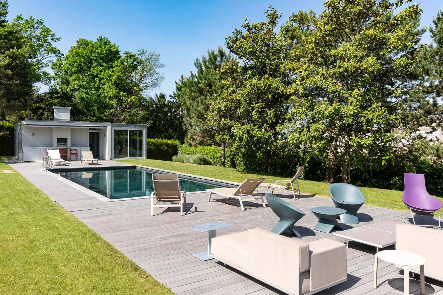 Zeitgenössische Villa in Cologny mit Blick auf den See und das Jura - Foto 9 von 10