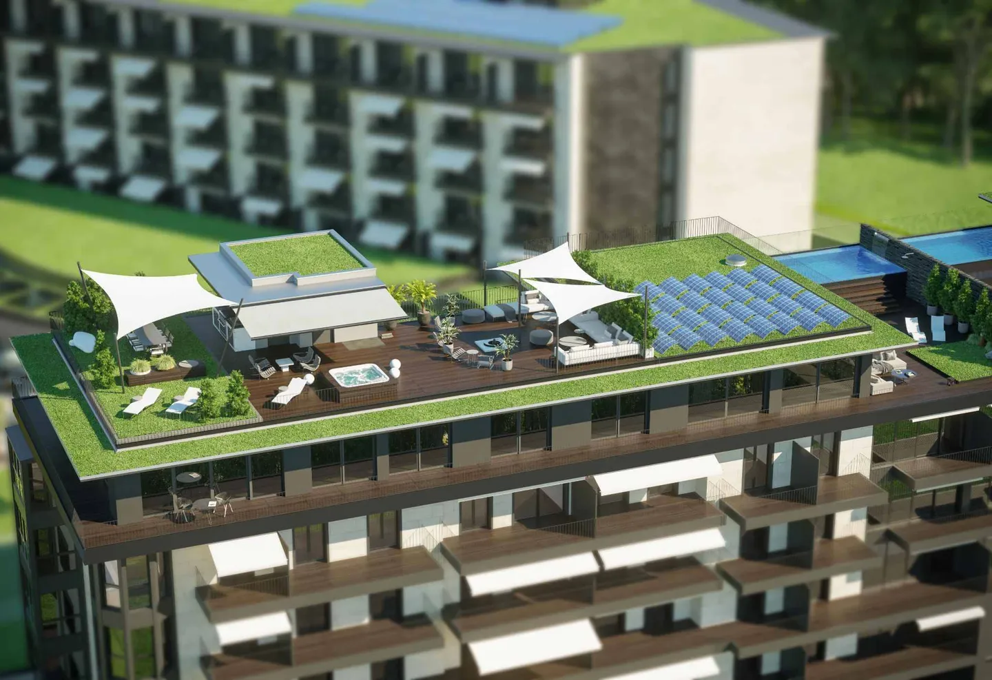 Somptueux appartement neuf en attique de 5.5 pièces avec piscine privative à vendre à Chexbres - Photo 2 sur 12