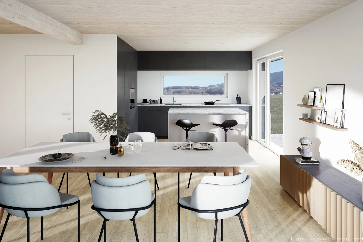 Tzio - Individual house with 5.5 rooms with terrace and garden - Privileged environment - Photo 6 of 9
