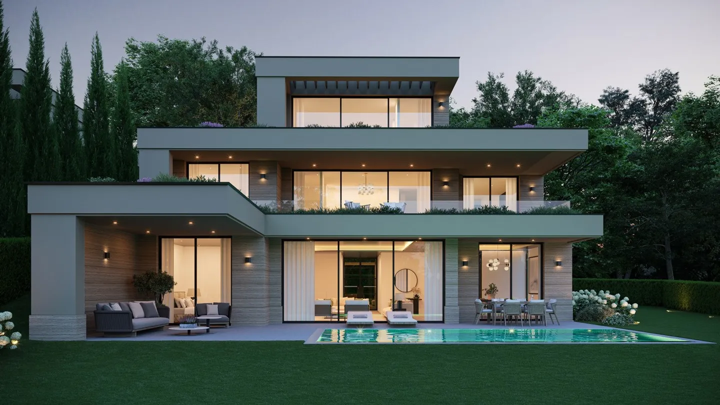 Hochwertige individuelle Villa in Vandoeuvres - Foto 6 von 13
