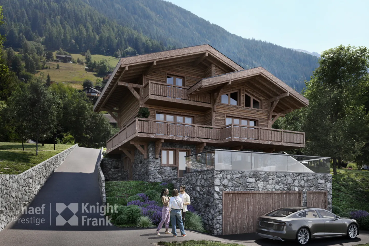Chalet neuf à Vercorin. - Photo 1 sur 7