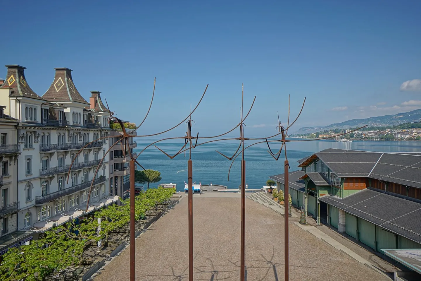 Wohnung mit Terrasse mit Blick auf den See im Zentrum von Montreux zu verkaufen - Foto 3 von 6