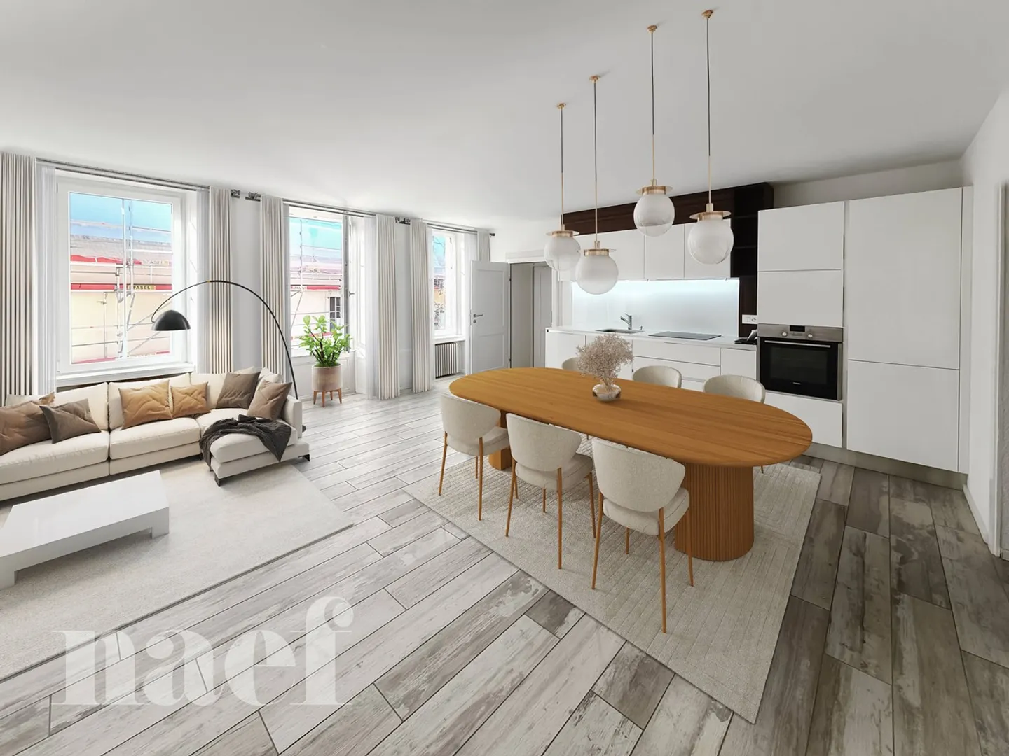 4.5 pièces rénové dans une belle bâtisse - Photo 1 sur 7