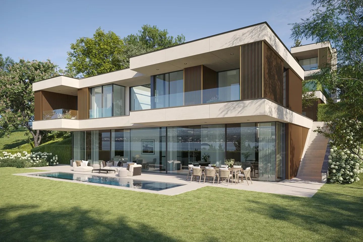 Villas Panorama | Cologny: 2 ville uniche con vista sul lago - Foto 1 di 5