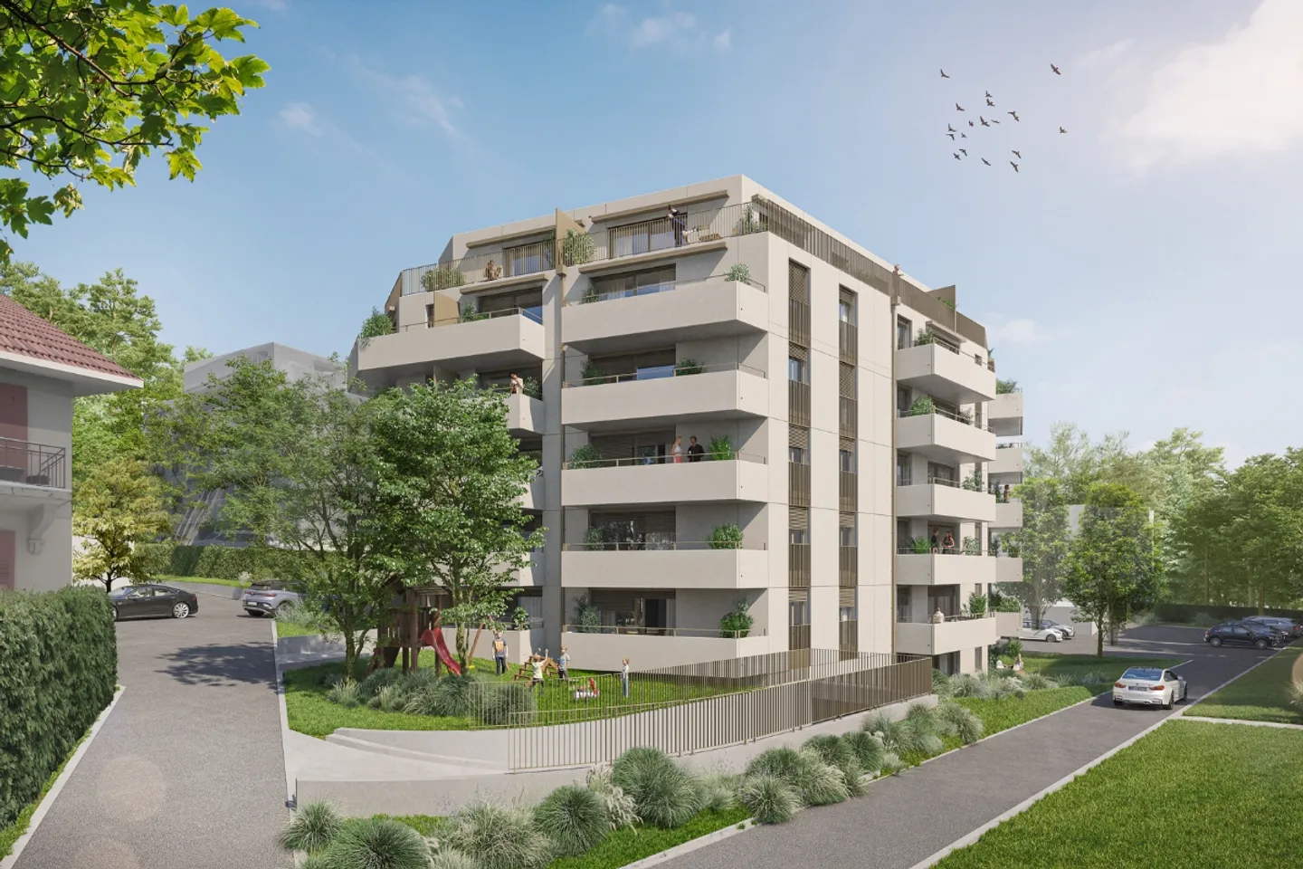 Sauges 30 - Lotto 4 - Nuovo appartamento LUP di 4,5 locali idealmente situato - Foto 3 di 11
