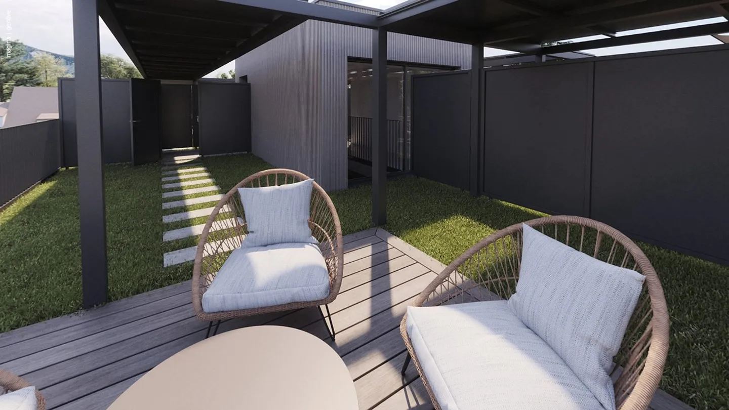 3-room apartment on the garden level with rooftop - Photo 3 of 5