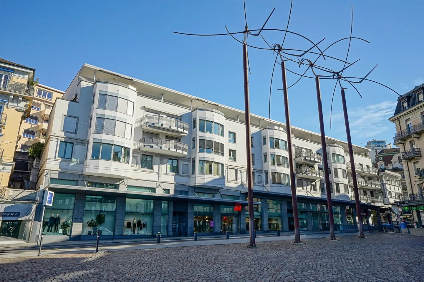 Wohnung mit Terrasse mit Blick auf den See im Zentrum von Montreux zu verkaufen - Foto 2 von 6