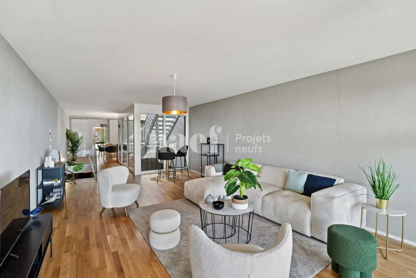 5.5-room duplex with lake view - Lot C 001 - Photo 3 of 7