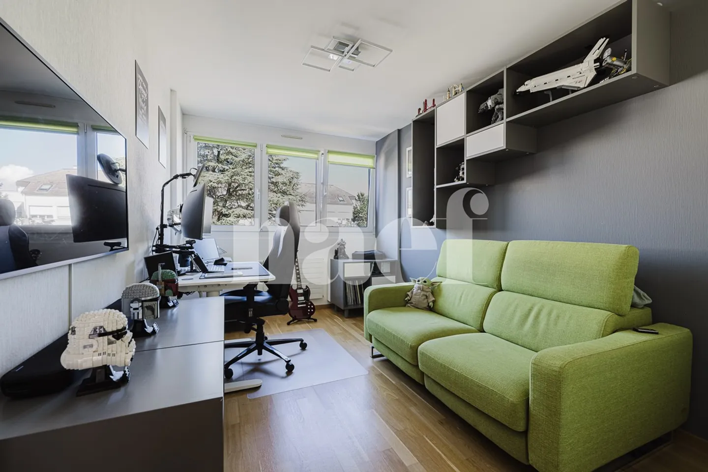 Dachgeschosswohnung mit freiem Blick - Foto 9 von 11