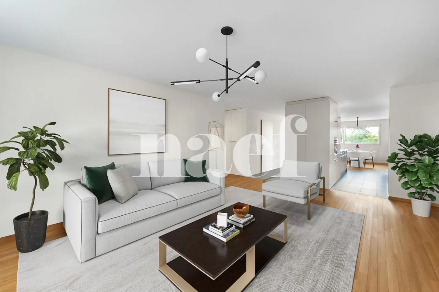Large 4.5-room apartment with 2 balconies for sale in Vaulruz - Photo 1 of 8