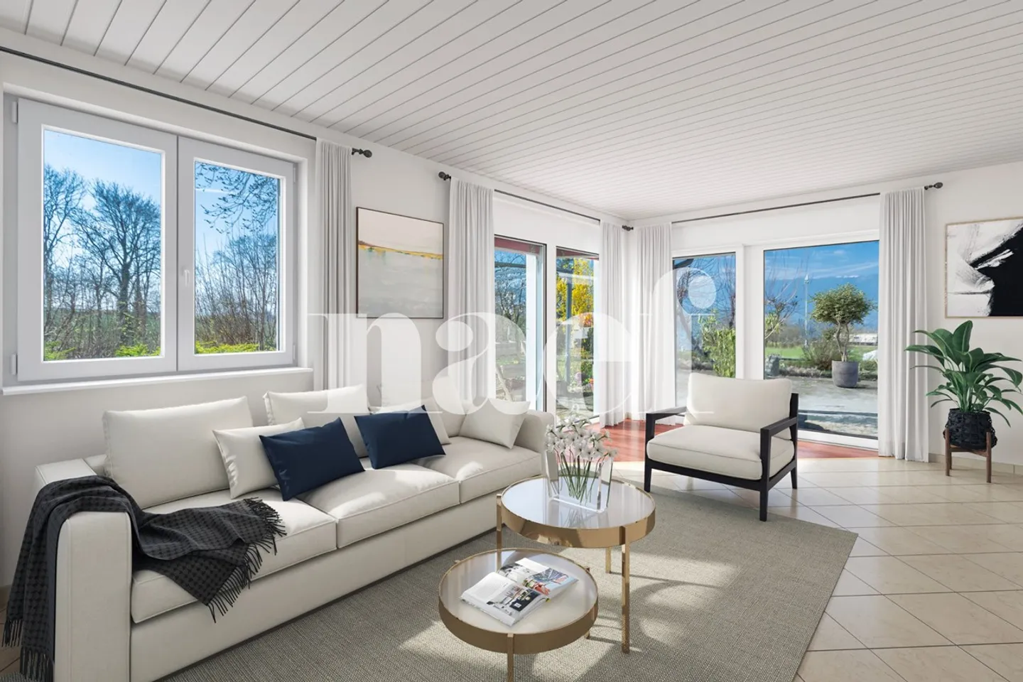 5,5-Zimmer-Einfamilienhaus mit Blick auf die Landschaft zu verkaufen in Estavayer-le-Lac - Foto 3 von 9