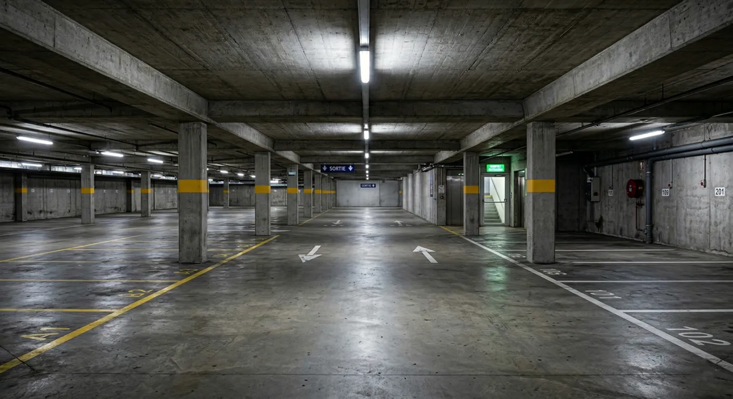 Parkplatz in der Tiefgarage - Foto 1 von 2