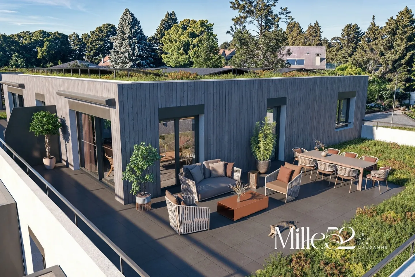 Mille52 - Lot B2-201 - 3.5 room penthouse with terrace - Photo 3 of 8