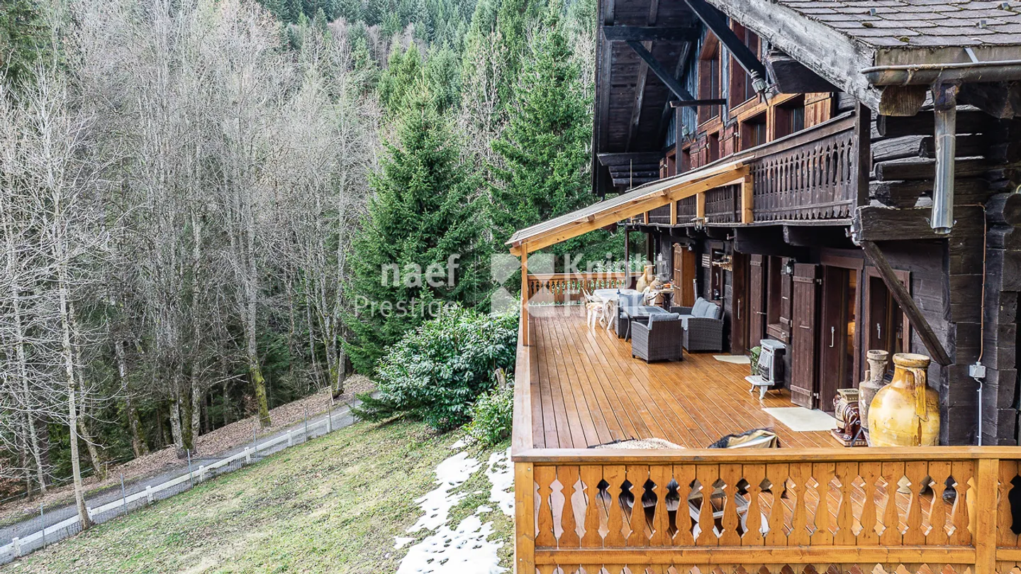 Außergewöhnliches 6-Zimmer-Chalet zu verkaufen zwischen Troistorrents und Morgins / VS - Foto 5 von 13