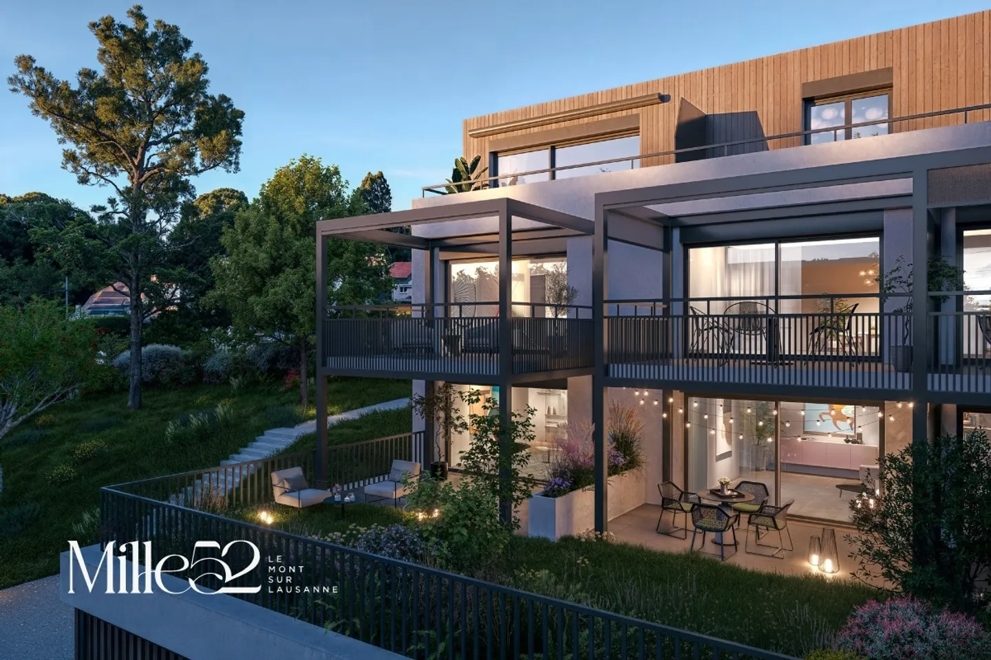 Mille52 - Lot C2-103 - Studio on the 1st floor with balcony - Photo 7 of 11